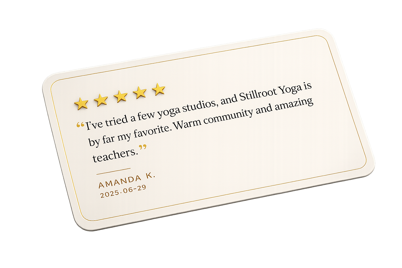 Why reviews are your only real moat