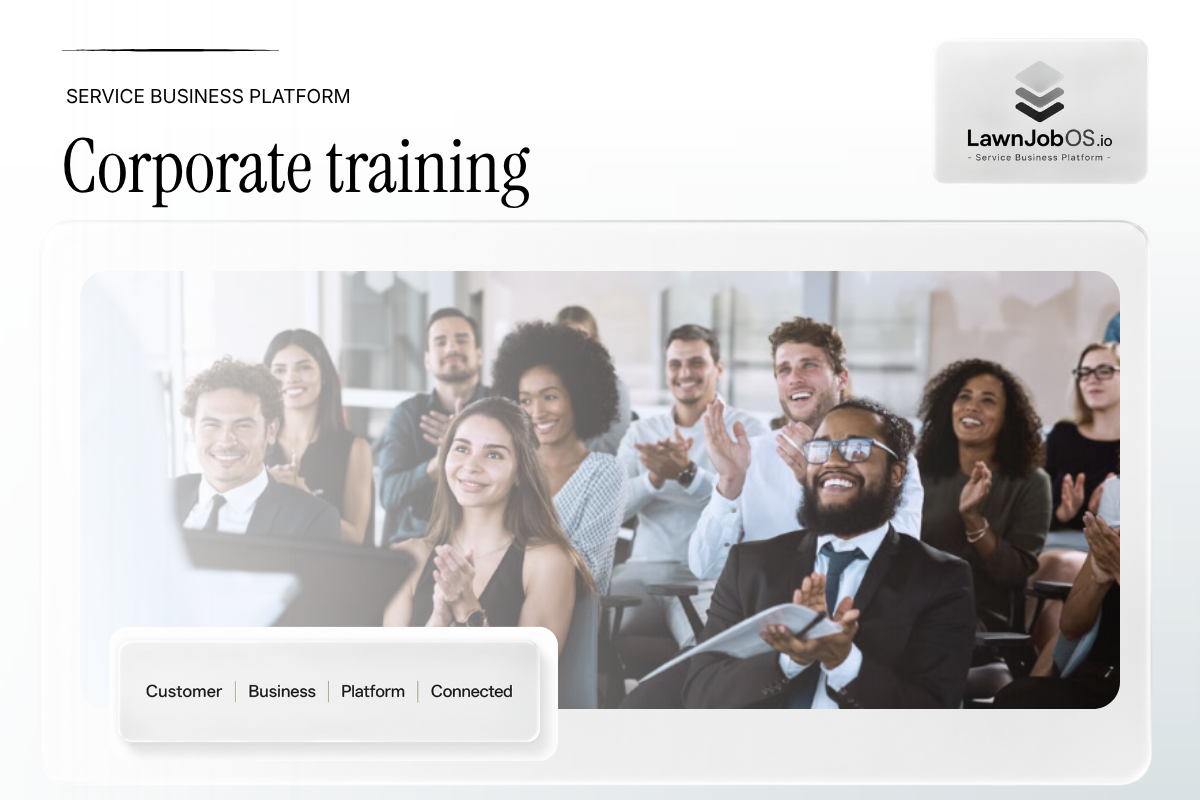 Corporate training on LawnJobOS