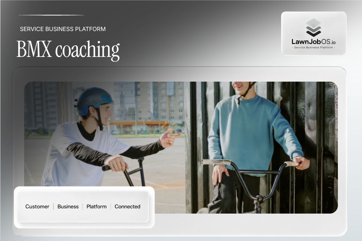 BMX coaching on LawnJobOS