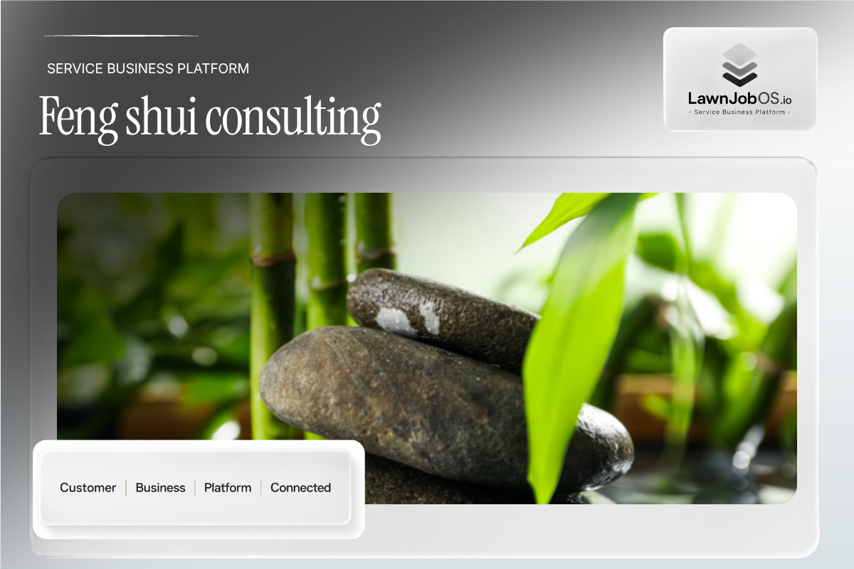 Feng shui consulting on LawnJobOS