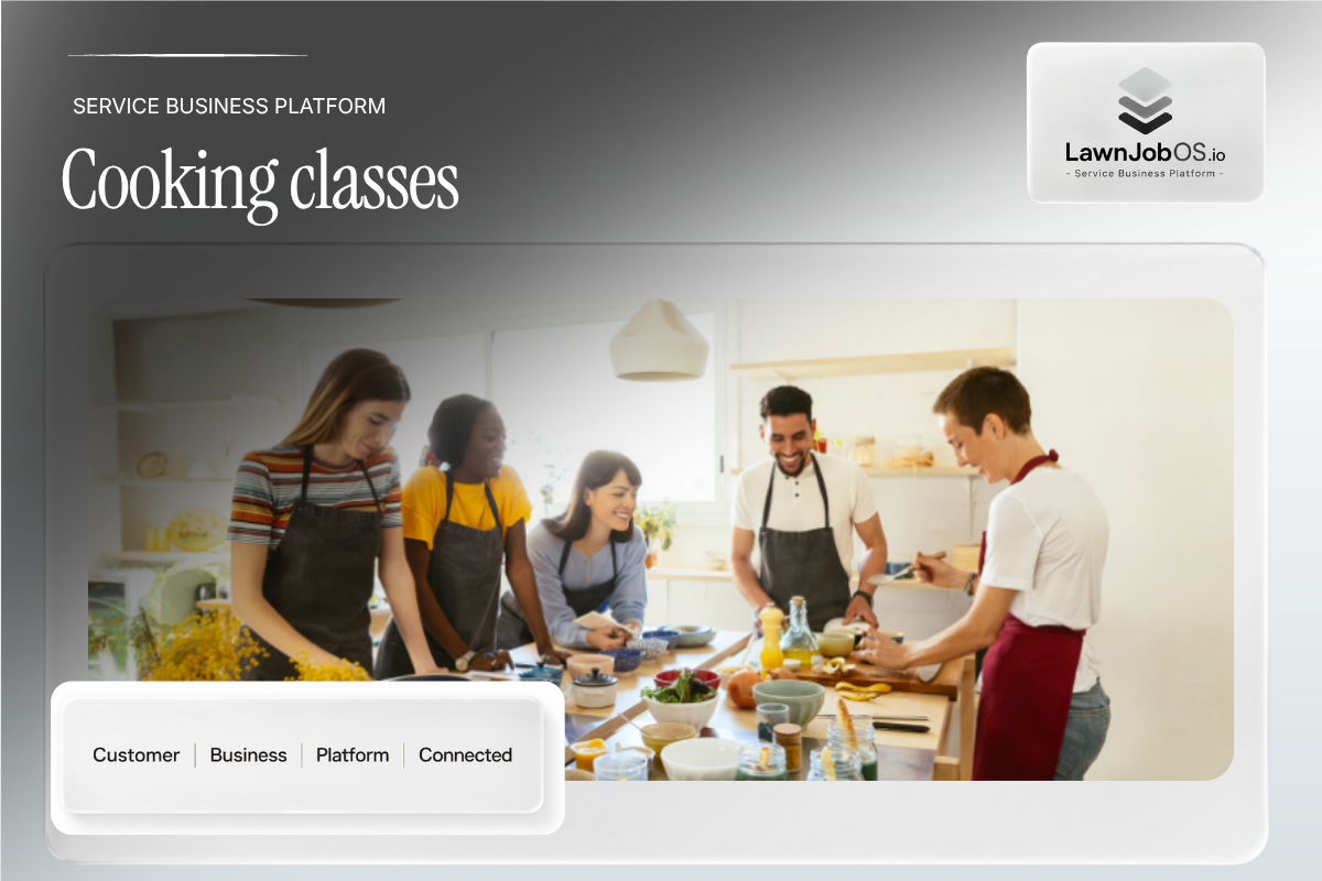 Cooking classes on LawnJobOS