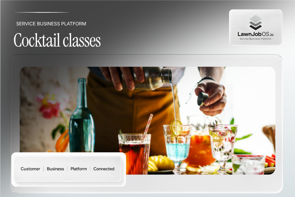 Cocktail classes on LawnJobOS