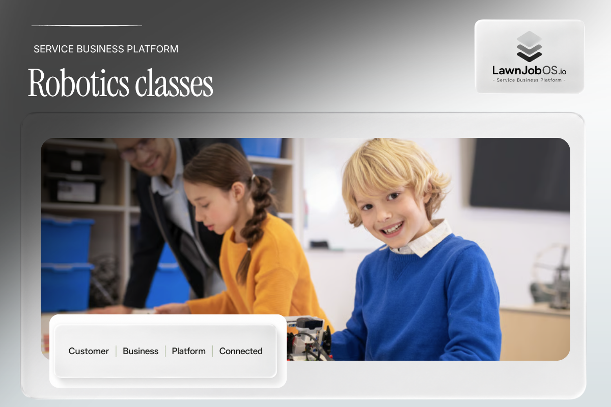 Robotics classes on LawnJobOS