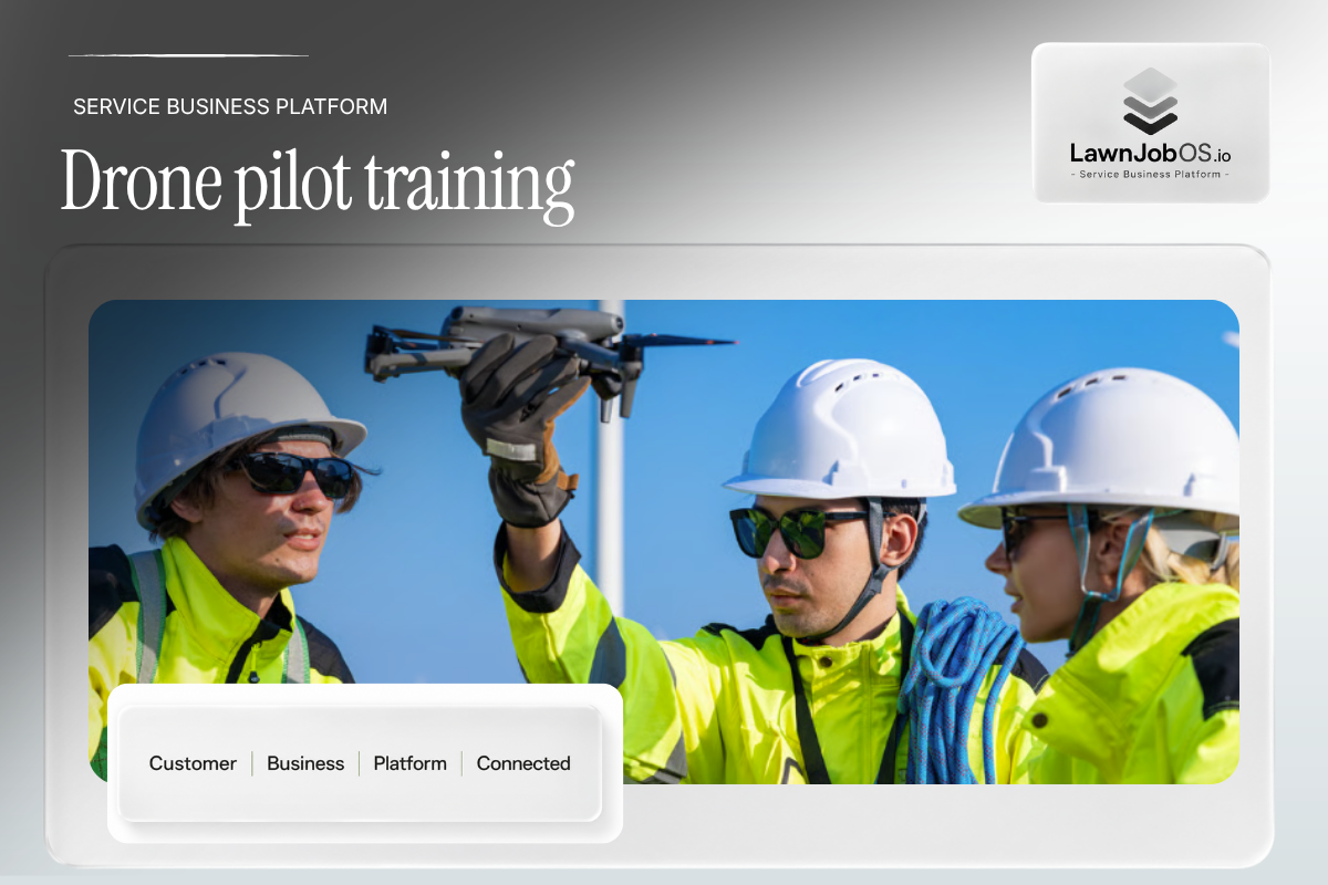 Drone Pilot Training on LawnJobOS