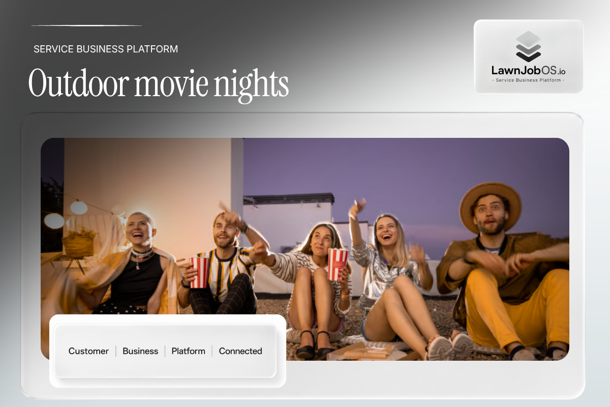 Outdoor Movie Nights on LawnJobOS