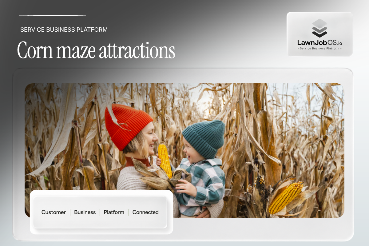 Corn Maze Attractions on LawnJobOS