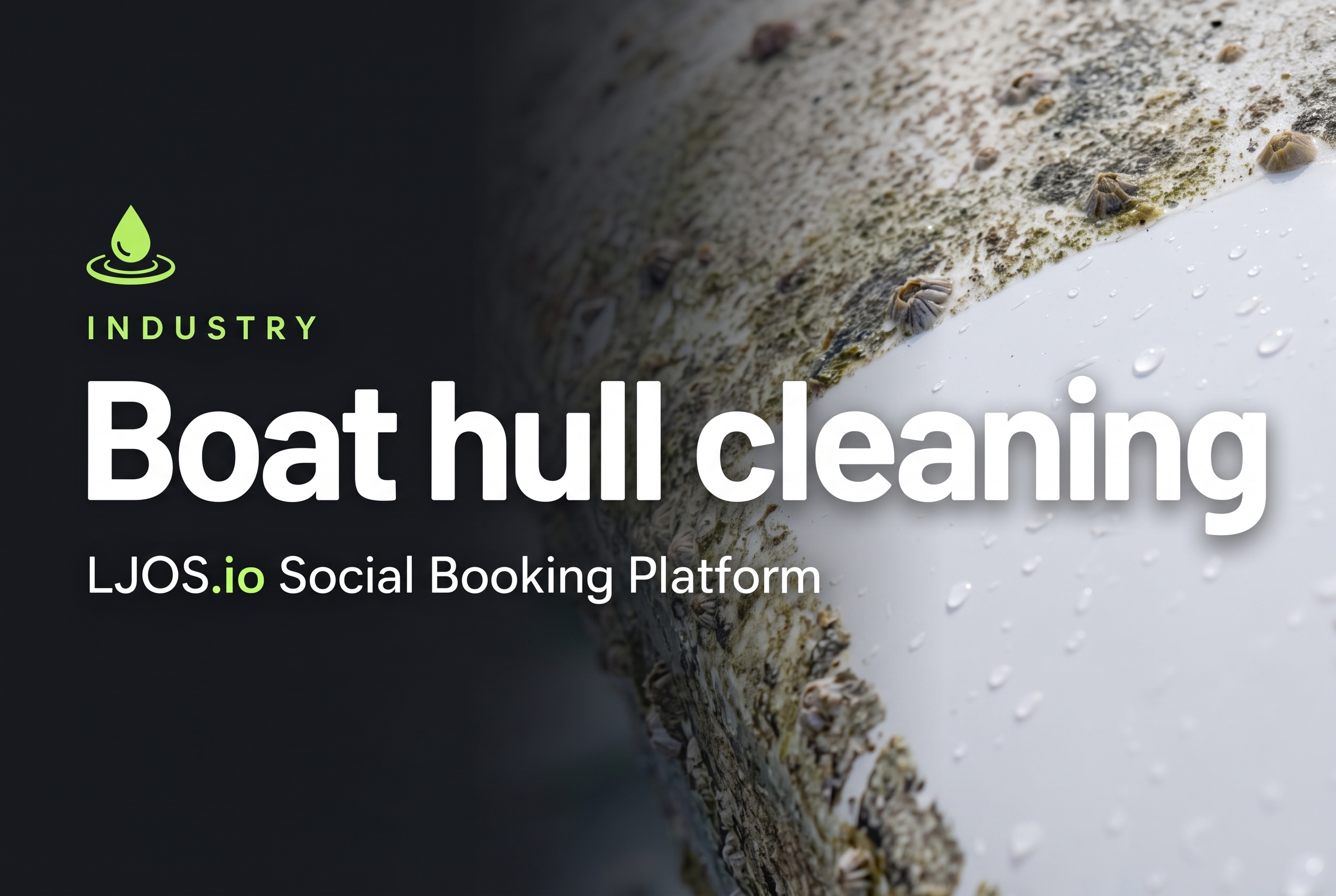 Boat hull cleaning on LawnJobOS