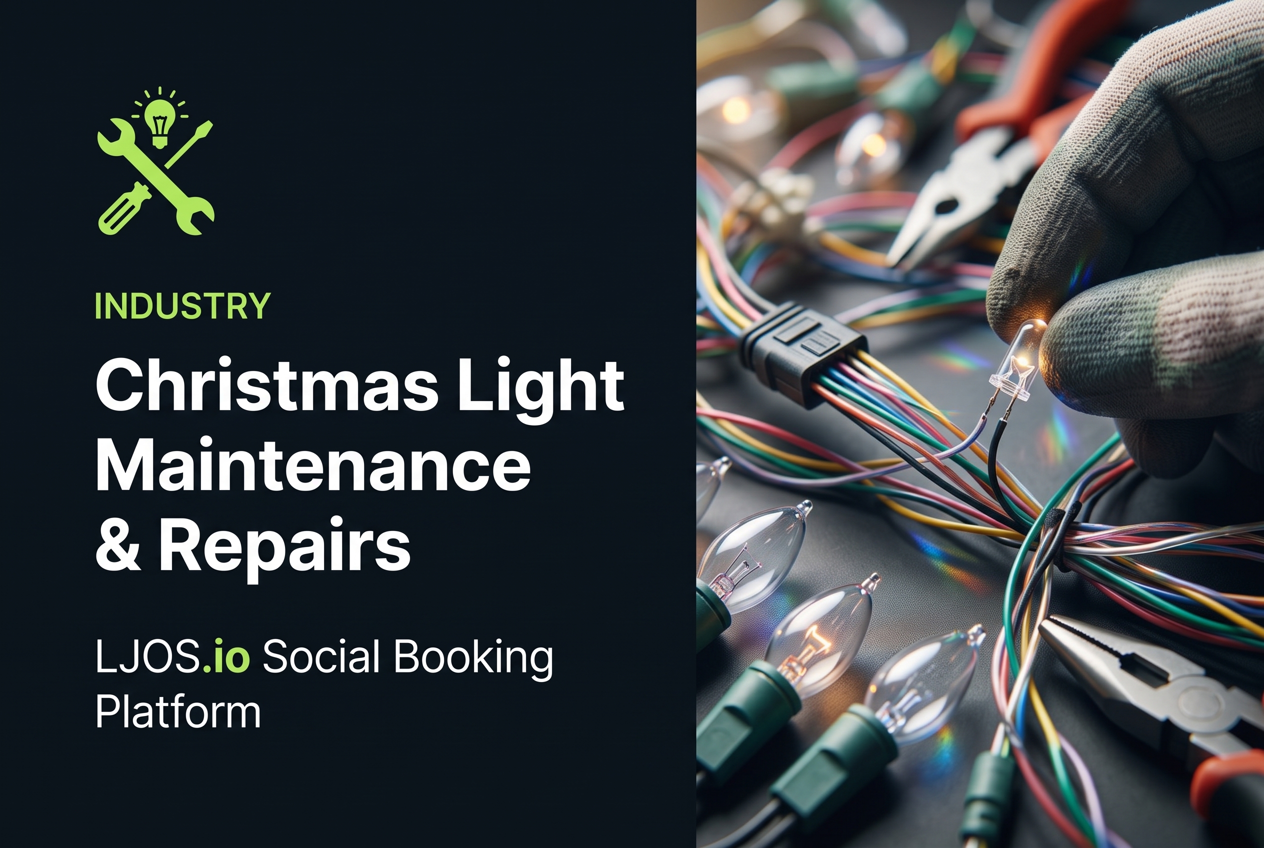 Christmas Light Maintenance & Repairs on LawnJobOS
