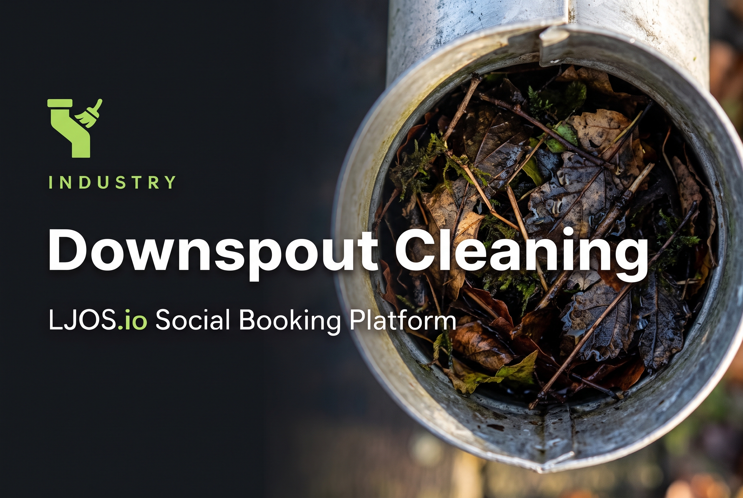 Downspout Cleaning on LawnJobOS