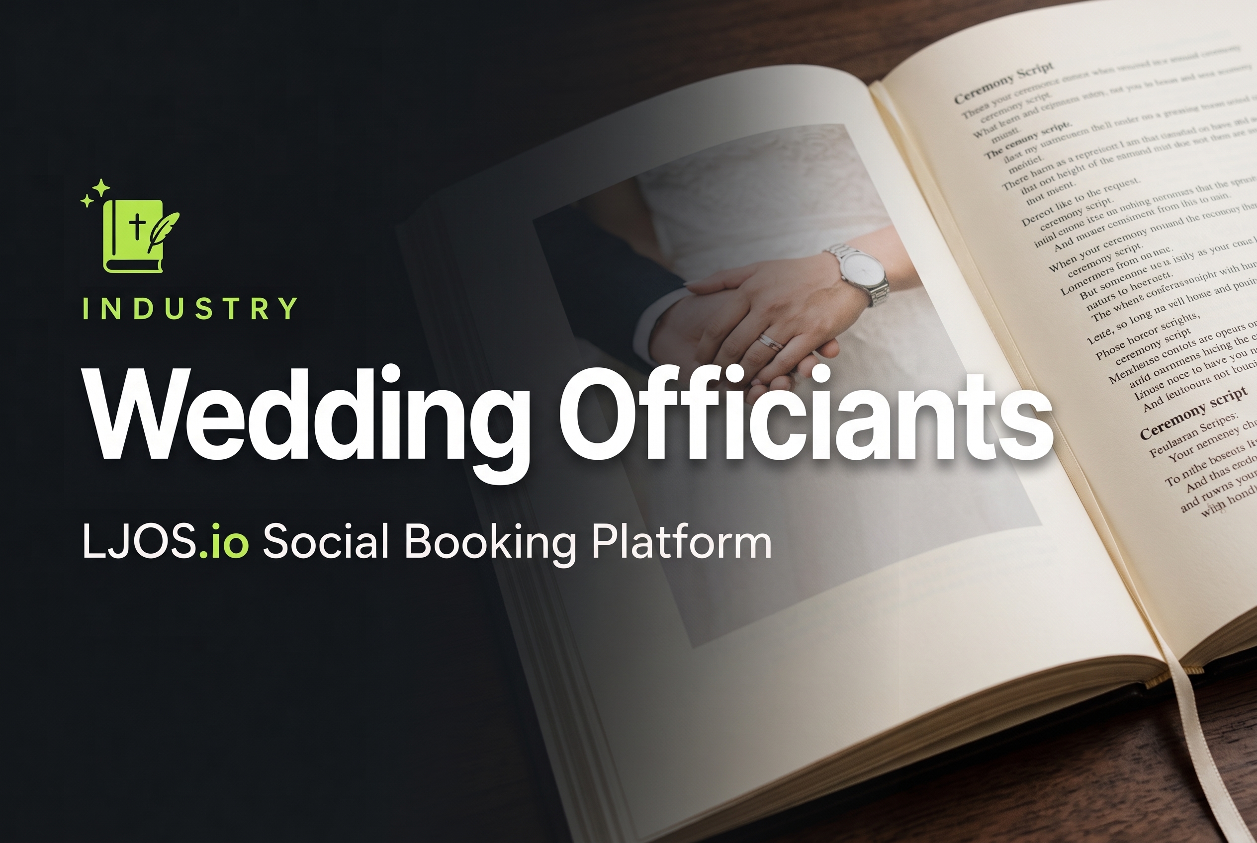 Wedding officiants on LawnJobOS