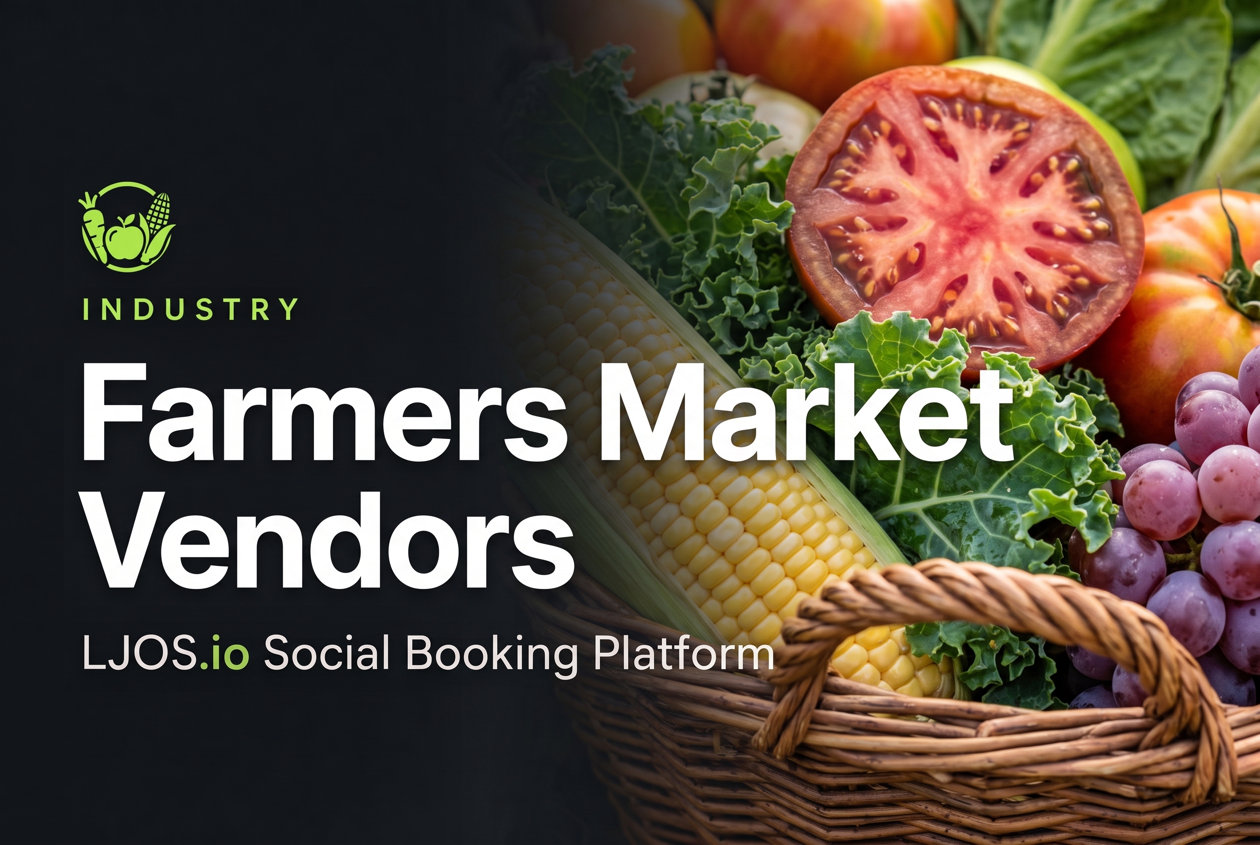 Farmers market vendors on LawnJobOS
