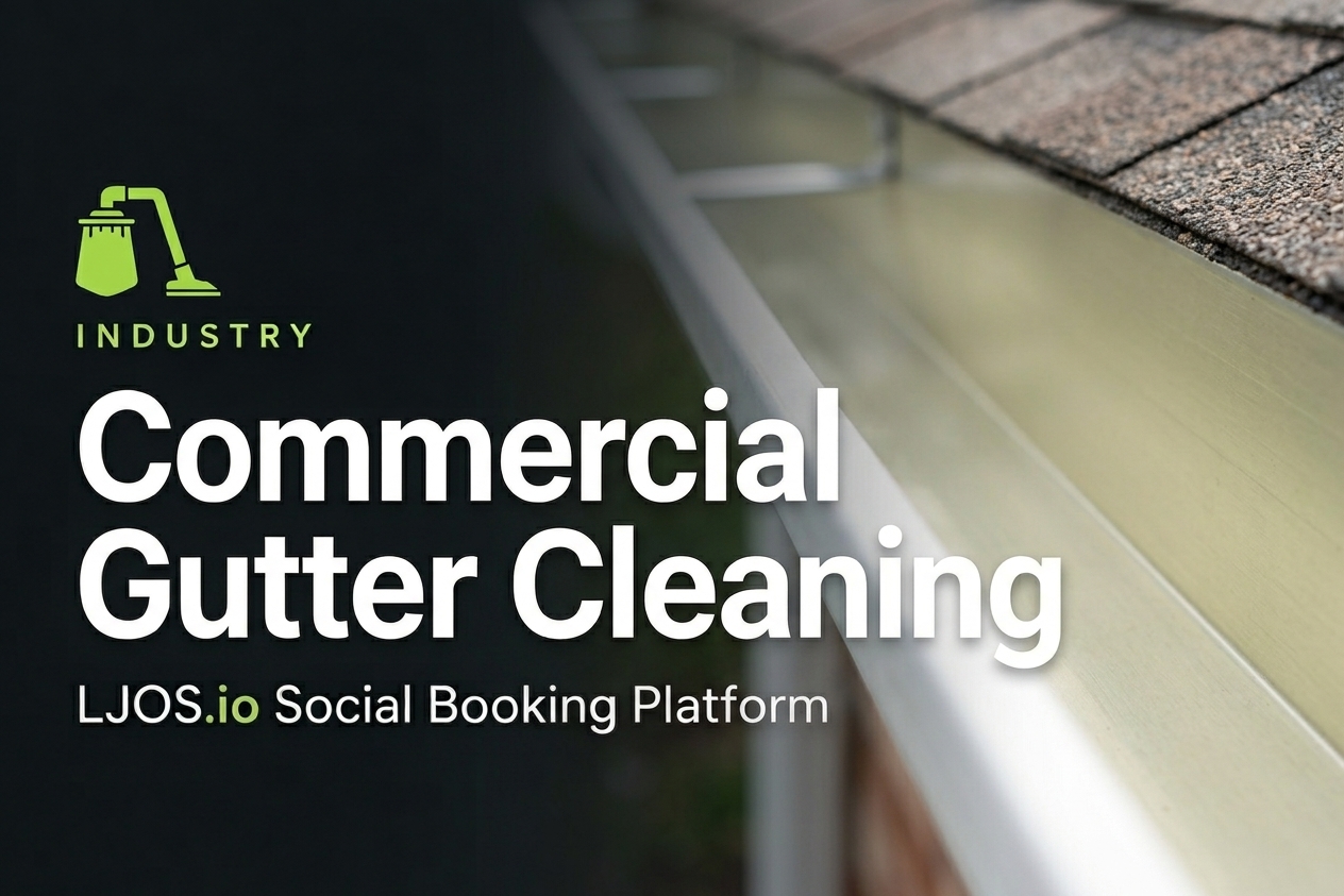 Commercial Gutter Cleaning on LawnJobOS