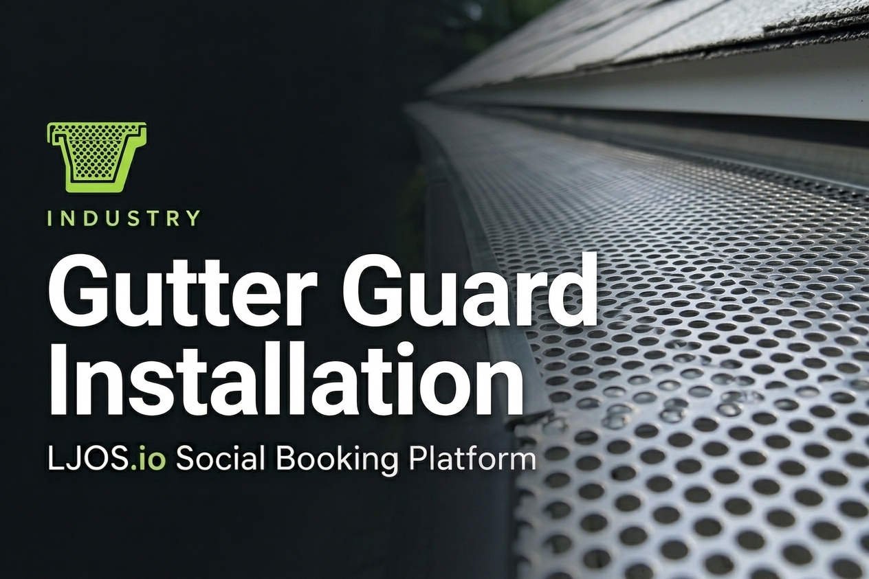 Gutter Guard Installation on LawnJobOS