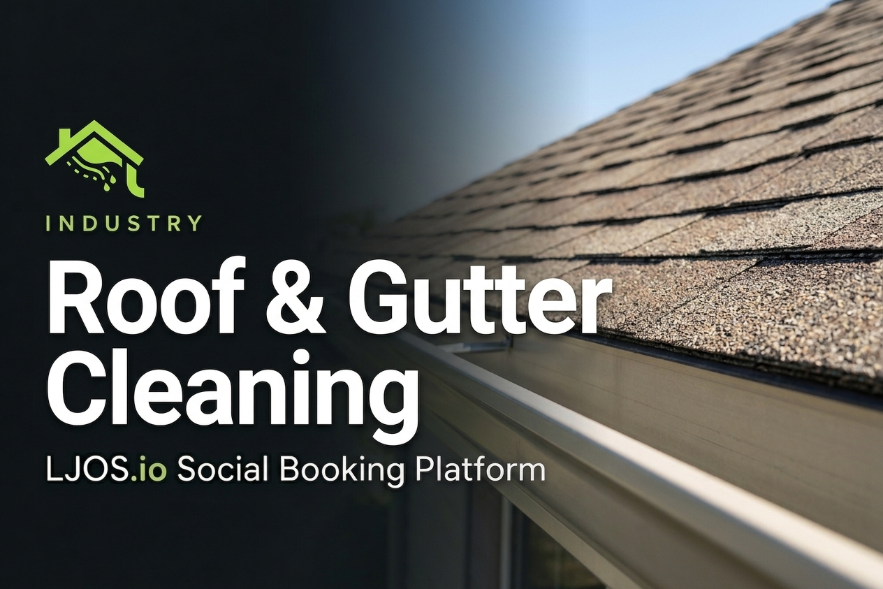 Roof & Gutter Cleaning on LawnJobOS