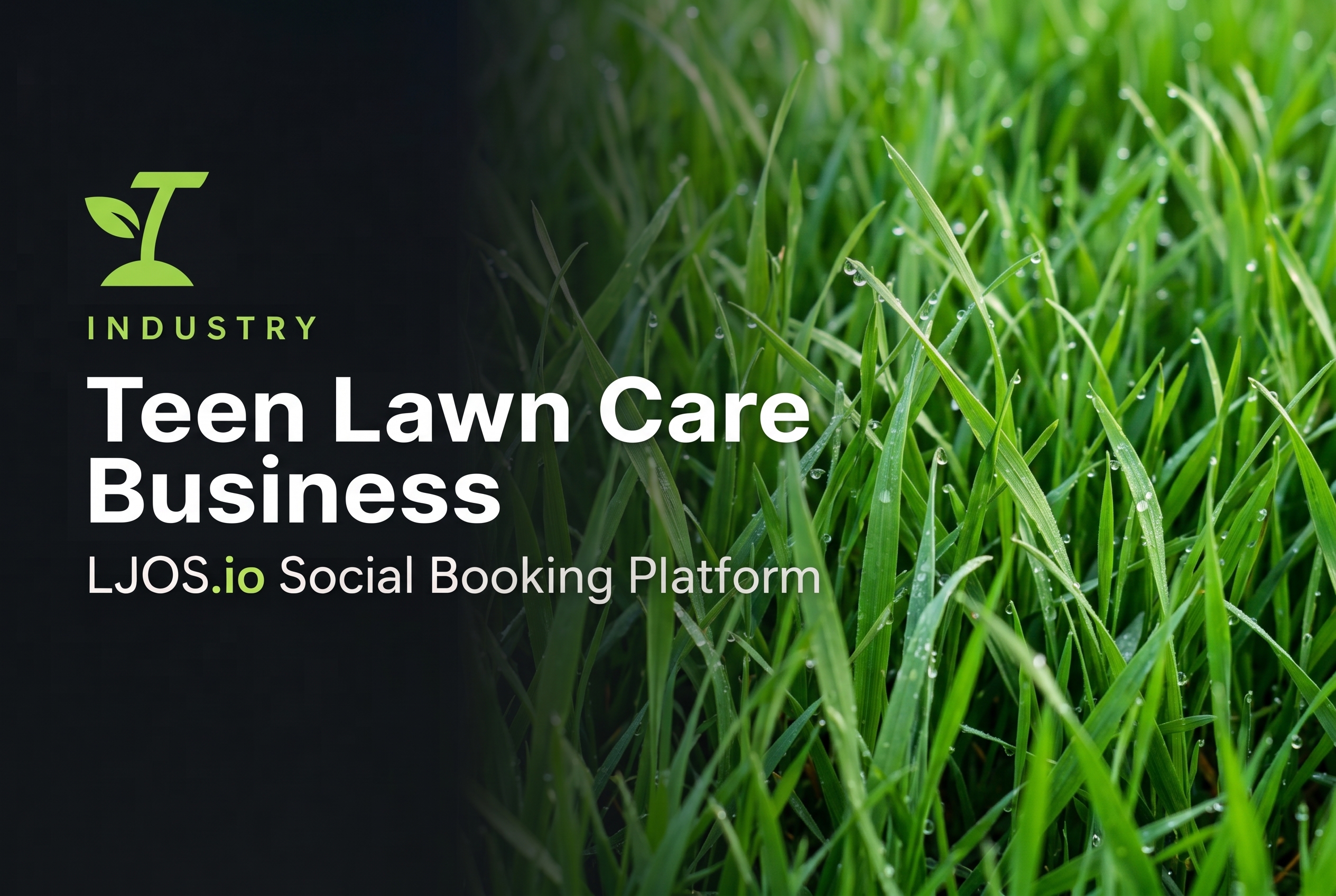 Teen Lawn Care Business on LawnJobOS