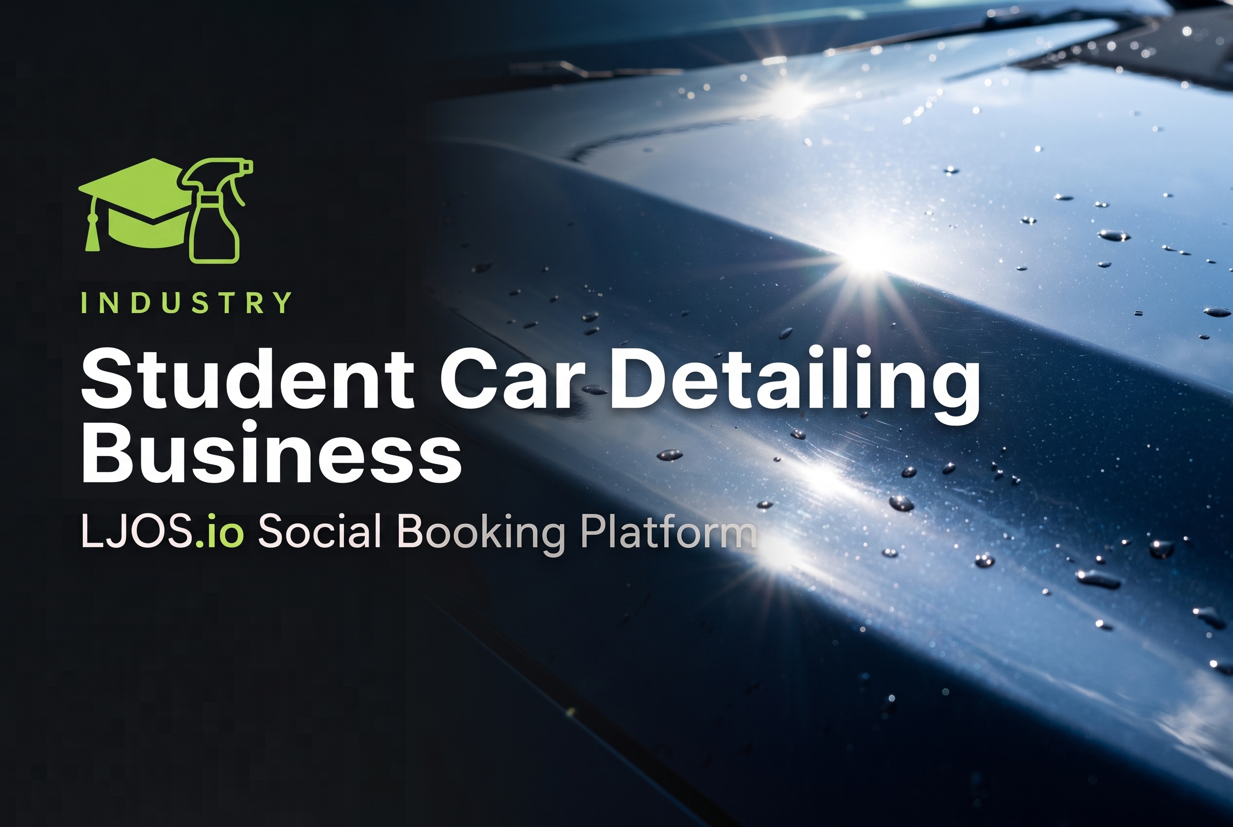 Student Car Detailing Business on LawnJobOS
