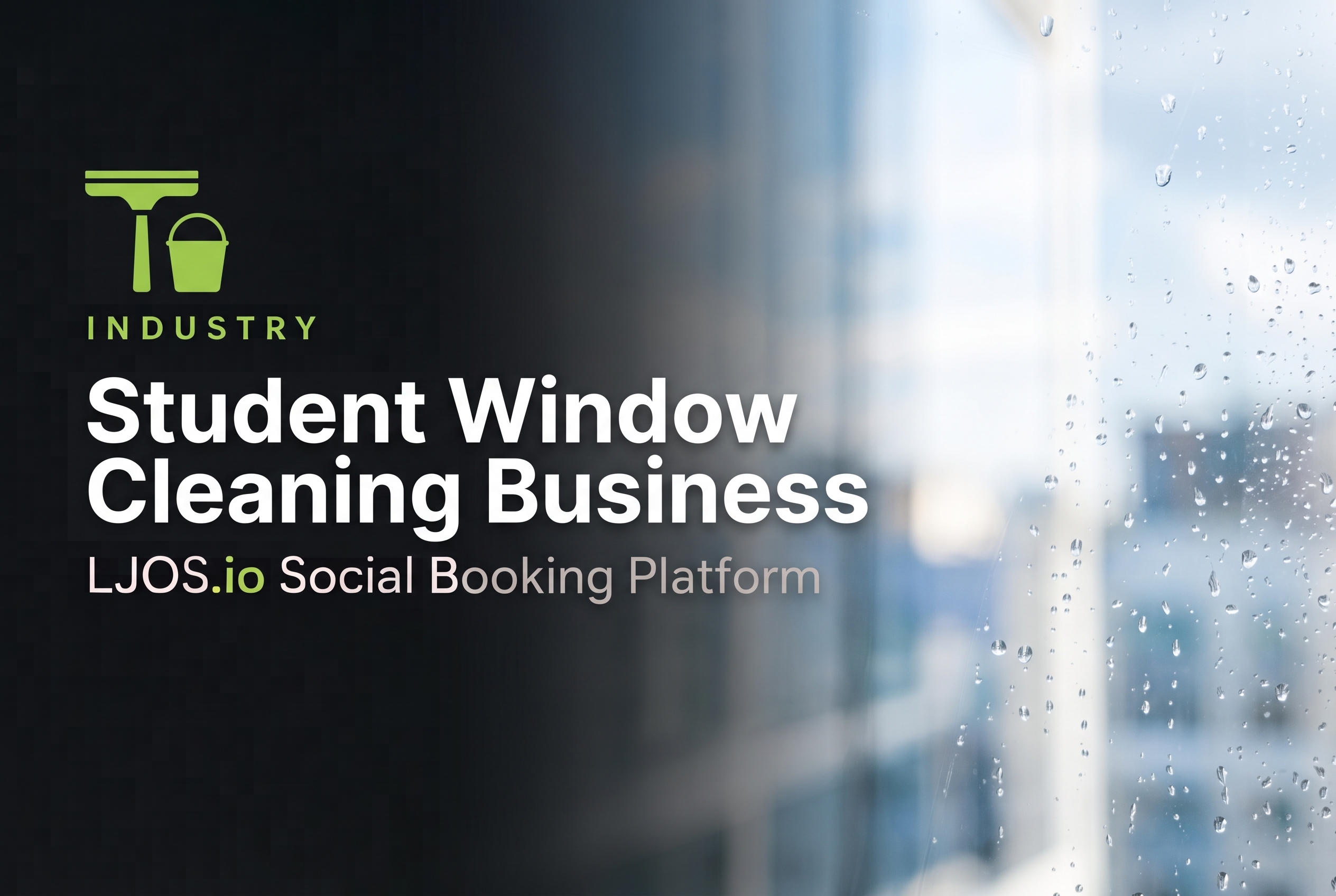 Student Window Cleaning Business on LawnJobOS
