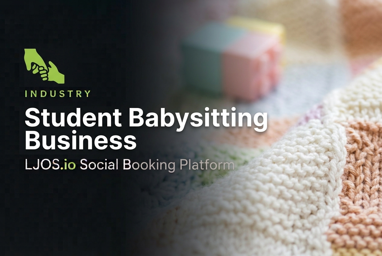 Student Babysitting Business on LawnJobOS