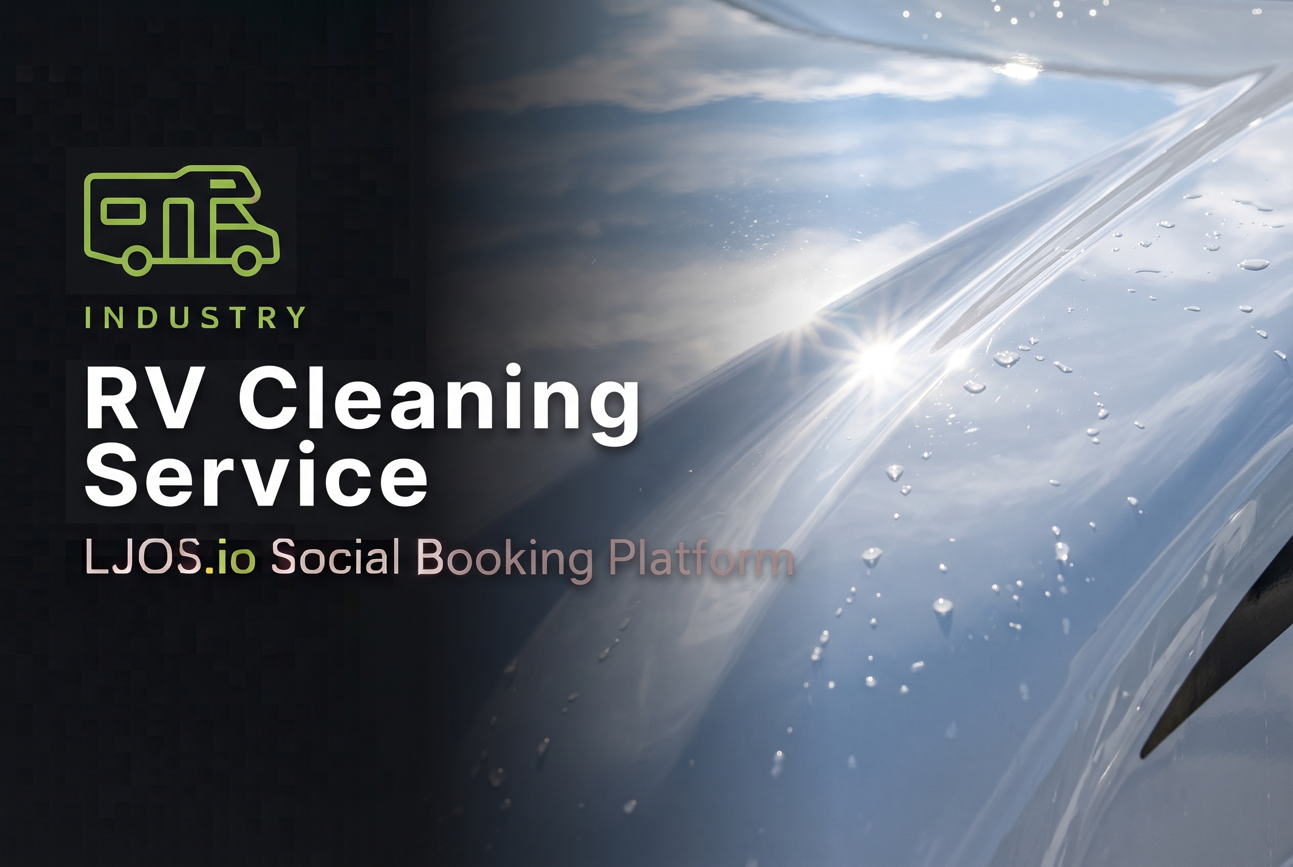 RV Cleaning Service Page on LawnJobOS