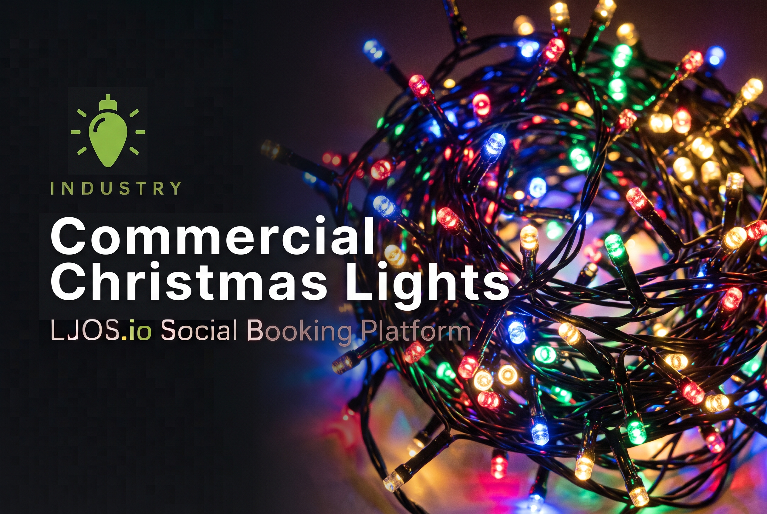 Commercial Christmas Lights on LawnJobOS