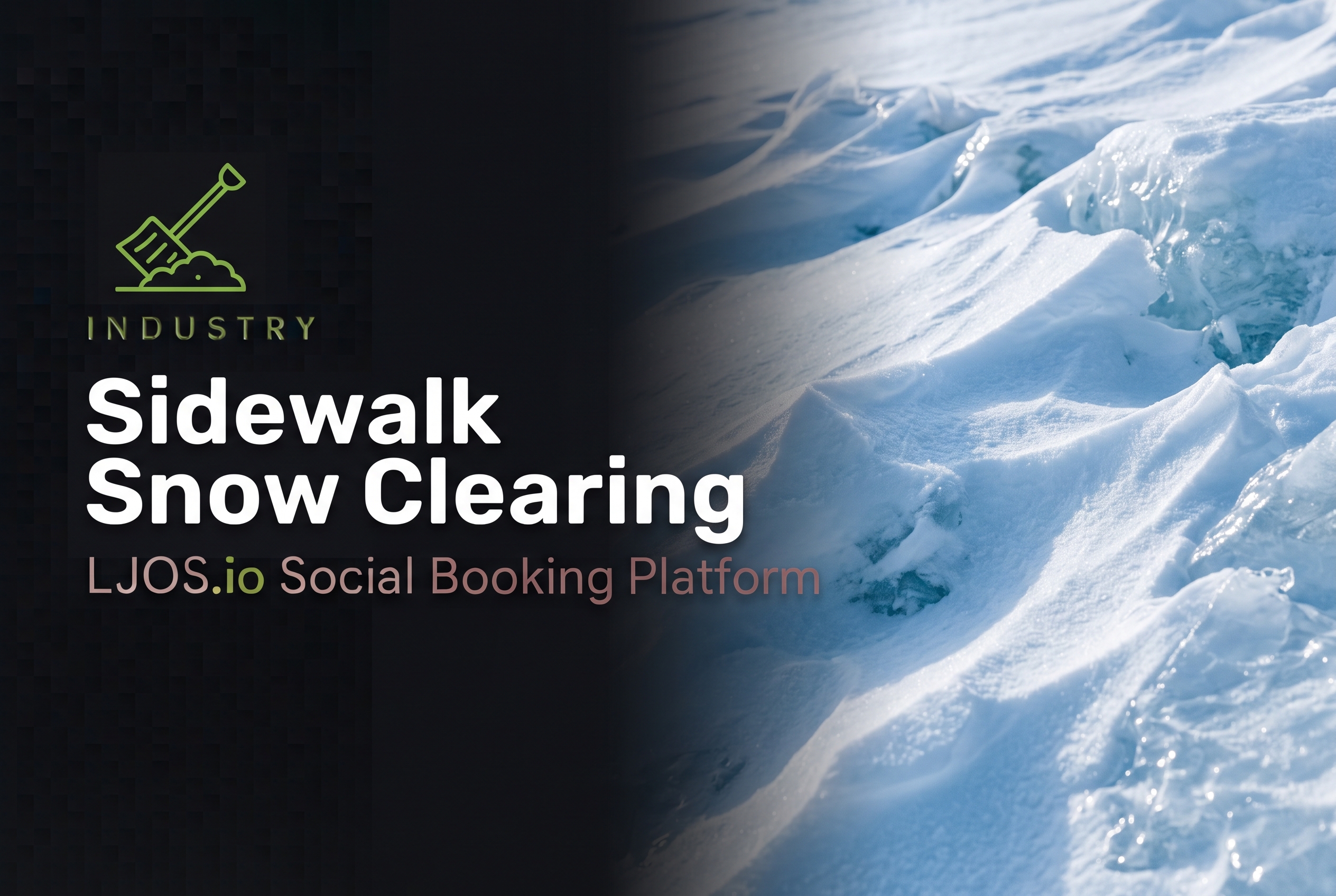 Sidewalk Snow Clearing on LawnJobOS