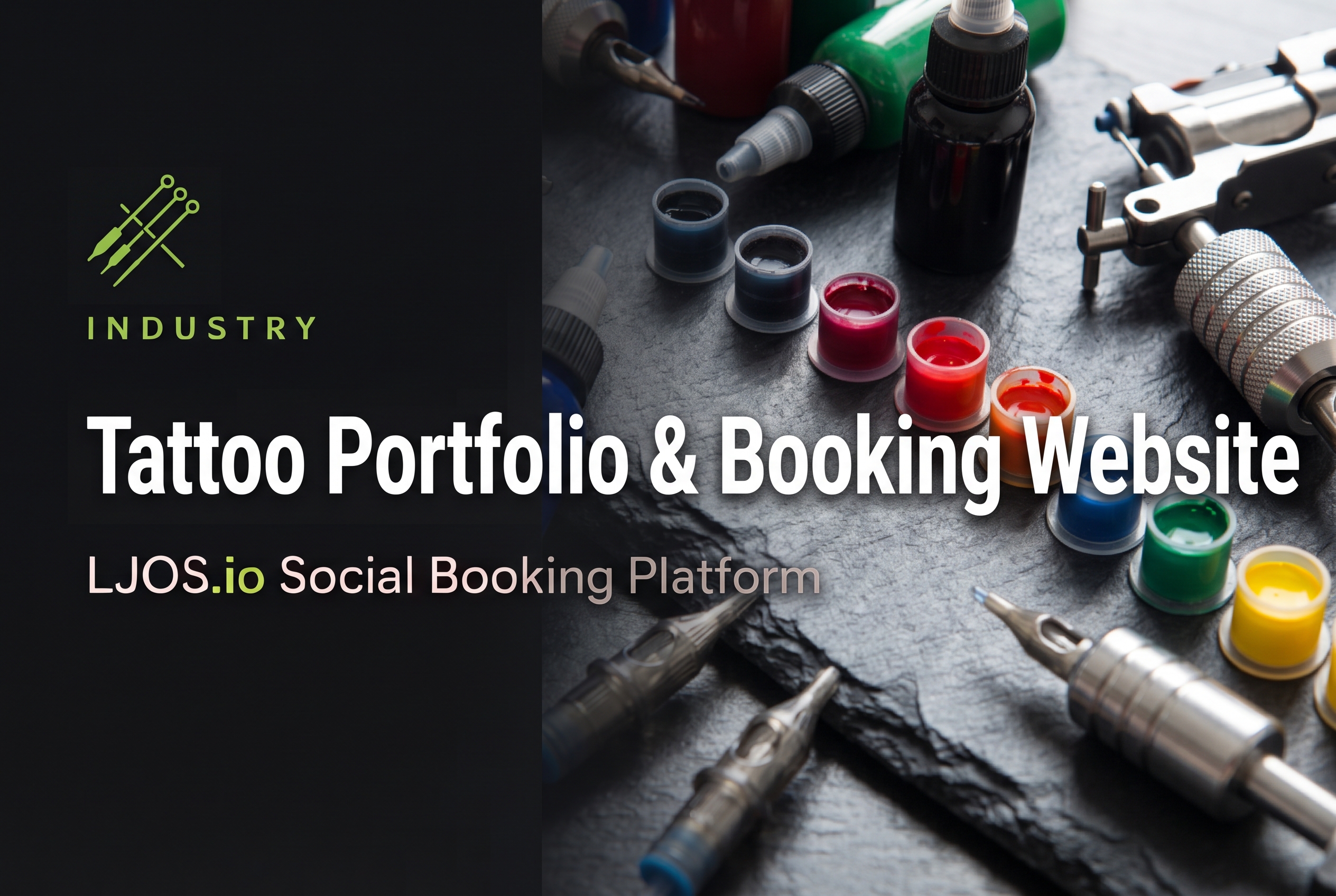 Tattoo Portfolio & Booking Website on LawnJobOS